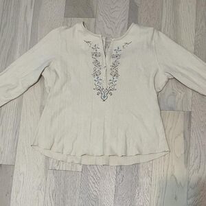 Vintage Faded Glory Embroidered Top